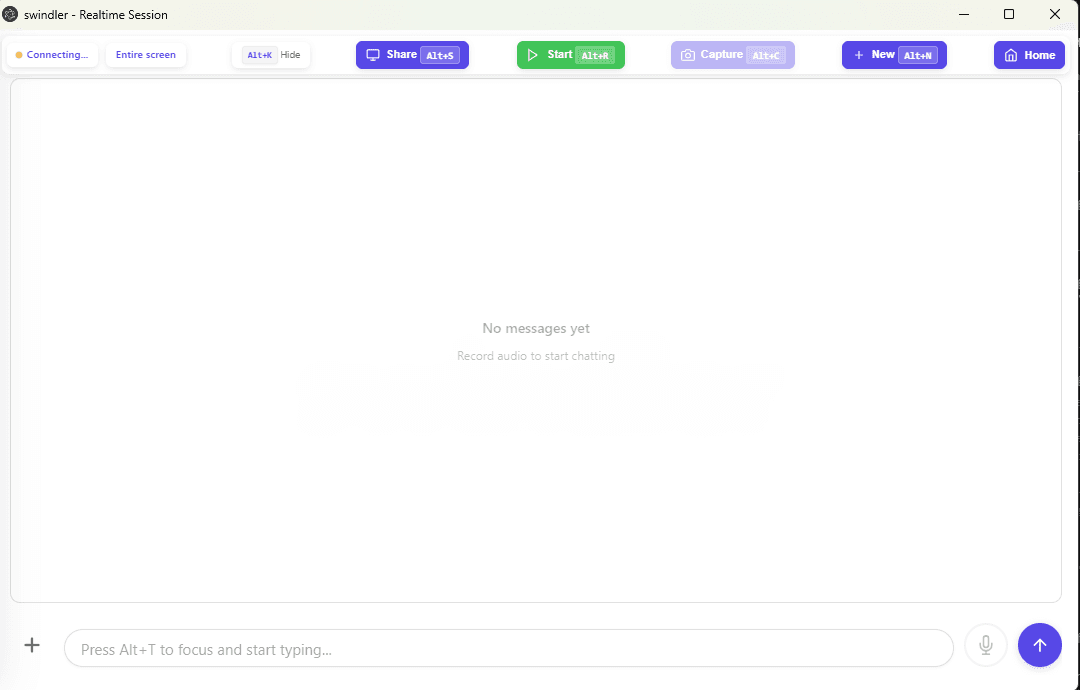 Swindler session connected